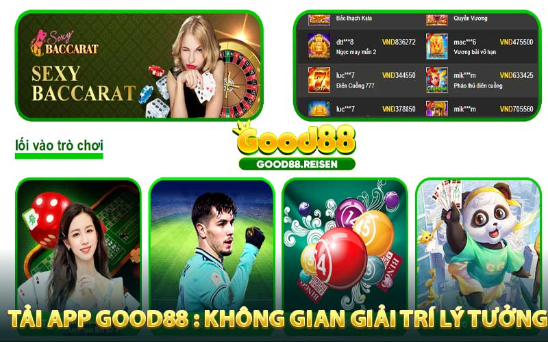 Tải app Good88 : Không gian giải trí lý tưởng